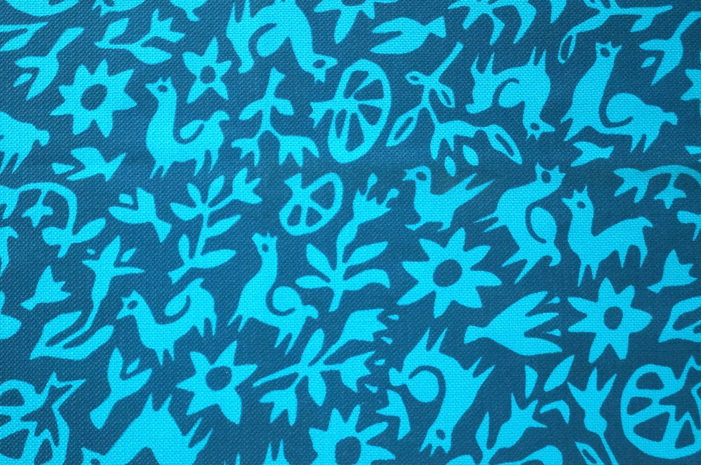 Apron - Pasto Print Turquoise